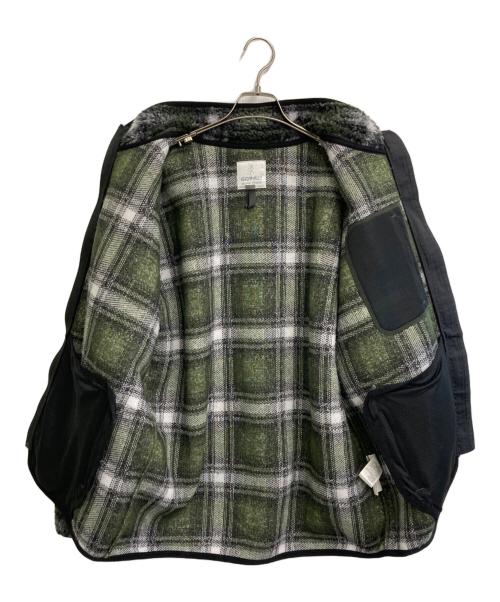 GRAMICCI（グラミチ）GRAMICCI (グラミチ) シャドウプレイドシェルパジャケット グリーン×ブラック サイズ:SIZE XLの古着・服飾アイテム