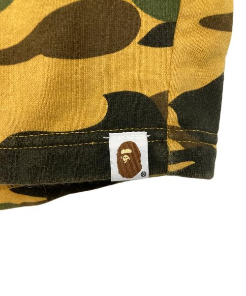 A BATHING APE（アベイシングエイプ）A BATHING APE (アベイシングエイプ) 1ST CAMO SHARK SWEAT SHORTS ブラウン×カーキ サイズ:2XLの古着・服飾アイテム