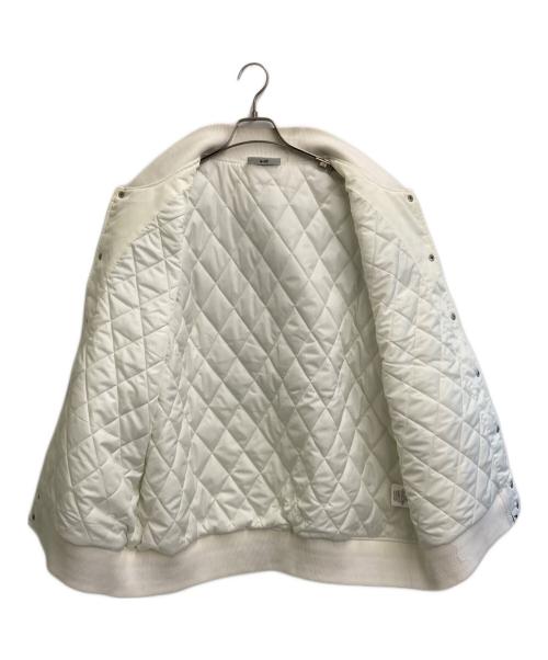 BAPESTA（ベイプスタ）BAPESTA (ベイプスタ) VARSITY JACKET ホワイト×ネイビー サイズ:SIZE XXLの古着・服飾アイテム