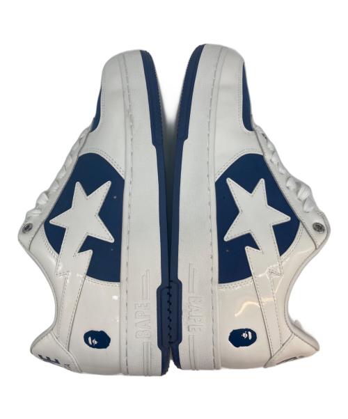 A BATHING APE（アベイシングエイプ）A BATHING APE (アベイシングエイプ) BAPE STA #6 ホワイト×ネイビー サイズ:US10の古着・服飾アイテム