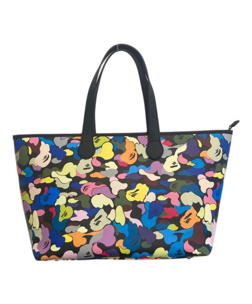 A BATHING APE（アベイシングエイプ）A BATHING APE (アベイシングエイプ) MULTI CAMO TOTE BAG マルチカラーの古着・服飾アイテム