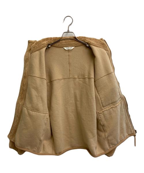 beautiful people（ビューティフルピープル）beautiful people (ビューティフルピープル) cotton garment dye boa blouson ベージュ サイズ:SIZE 38の古着・服飾アイテム