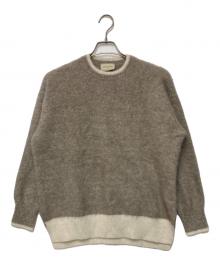 UNITED ARROWS（ユナイテッドアローズ）の古着「フォックスカシミヤ クルーネック ニット」｜ベージュ