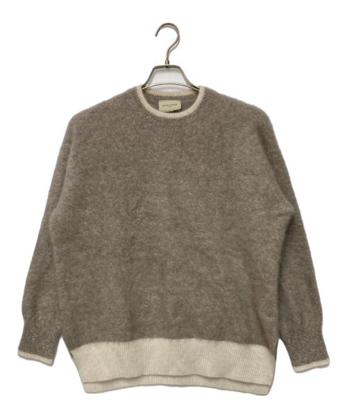 UNITED ARROWS（ユナイテッドアローズ）UNITED ARROWS (ユナイテッドアローズ) フォックスカシミヤ クルーネック ニット ベージュ サイズ:-の古着・服飾アイテム
