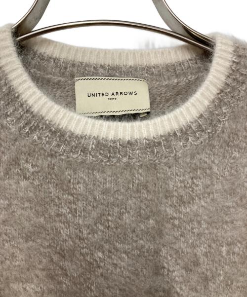 UNITED ARROWS（ユナイテッドアローズ）UNITED ARROWS (ユナイテッドアローズ) フォックスカシミヤ クルーネック ニット ベージュ サイズ:-の古着・服飾アイテム