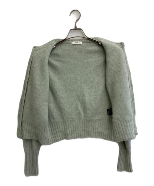 SHIPS（シップス）SHIPS (シップス) フォックス クルーネック ニット カーディガン グリーン サイズ:SIZE Freeの古着・服飾アイテム