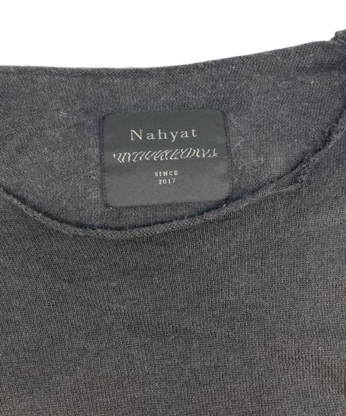 Nahyat（ナヤット）NAHYAT (ナヤット) リネンニット グレー サイズ:SIZE Freeの古着・服飾アイテム