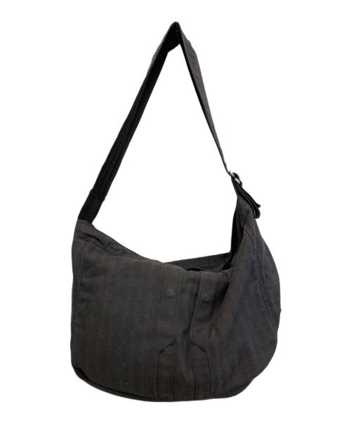 PORTER（ポーター）PORTER (ポーター) SANFORIZED HERRINGBONE  SHOULDER BAG ブラウンの古着・服飾アイテム