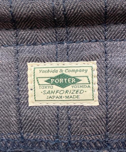 PORTER（ポーター）PORTER (ポーター) SANFORIZED HERRINGBONE  SHOULDER BAG ブラウンの古着・服飾アイテム