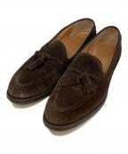 Crockett & Jonesクロケット＆ジョーンズ）の古着「CAVENDISH 3 タッセルローファー」｜ブラウン