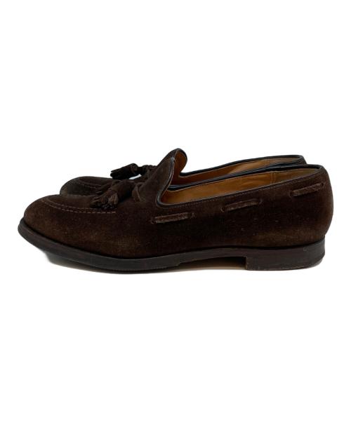 Crockett & Jones（クロケット＆ジョーンズ）Crockett & Jones (クロケット＆ジョーンズ) CAVENDISH 3 タッセルローファー ブラウン サイズ:SIZE 7 1/2Eの古着・服飾アイテム