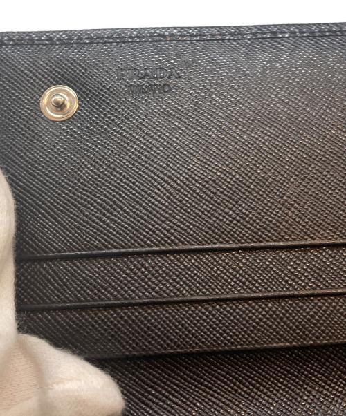 PRADA（プラダ）PRADA (プラダ) サフィアーノ 長財布 ブラックの古着・服飾アイテム