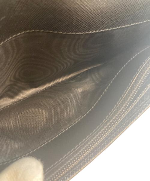 PRADA（プラダ）PRADA (プラダ) サフィアーノ 長財布 ブラックの古着・服飾アイテム