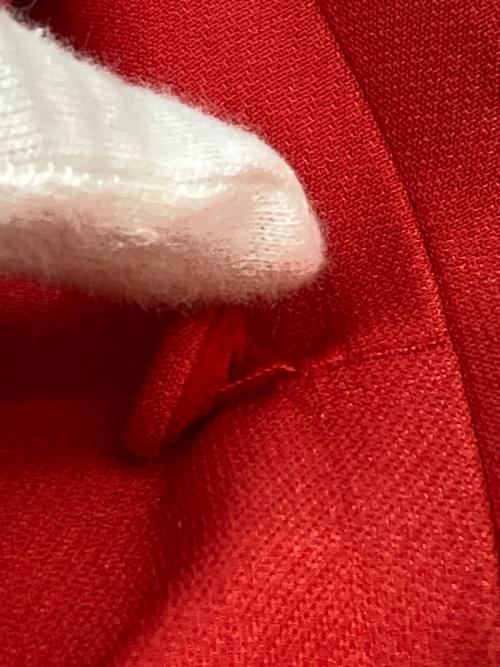 Christian Dior（クリスチャン ディオール）Christian Dior (クリスチャン ディオール) ノースリーブワンピース レッド サイズ:SIZE 40の古着・服飾アイテム