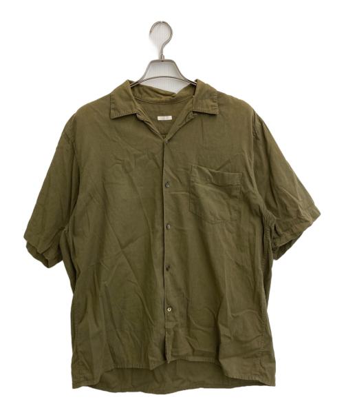 COMOLI（コモリ）COMOLI (コモリ) ベタシャン オープンカラーシャツ オリーブ サイズ:SIZE 3の古着・服飾アイテム