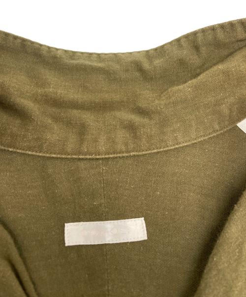 COMOLI（コモリ）COMOLI (コモリ) ベタシャン オープンカラーシャツ オリーブ サイズ:SIZE 3の古着・服飾アイテム