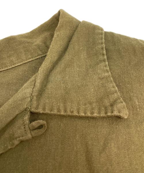 COMOLI（コモリ）COMOLI (コモリ) ベタシャン オープンカラーシャツ オリーブ サイズ:SIZE 3の古着・服飾アイテム