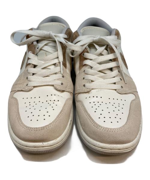 NIKE（ナイキ）NIKE (ナイキ) Air Jordan 1 Low ベージュ×ホワイト サイズ:SIZE 26.5cmの古着・服飾アイテム
