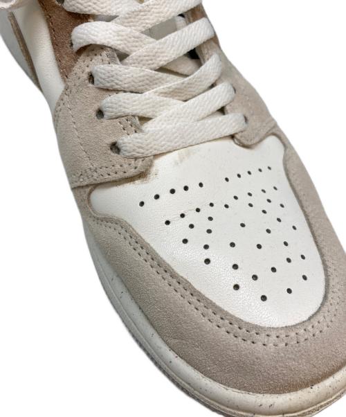 NIKE（ナイキ）NIKE (ナイキ) Air Jordan 1 Low ベージュ×ホワイト サイズ:SIZE 26.5cmの古着・服飾アイテム