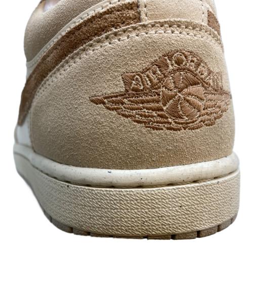 NIKE（ナイキ）NIKE (ナイキ) Air Jordan 1 Low ベージュ×ホワイト サイズ:SIZE 26.5cmの古着・服飾アイテム