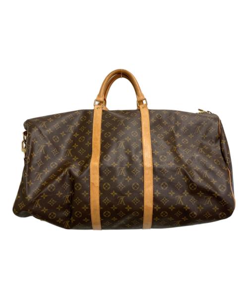 LOUIS VUITTON（ルイ ヴィトン）LOUIS VUITTON (ルイ ヴィトン) キーポル・バンドリエール 60/ボストンバッグ ブラウンの古着・服飾アイテム
