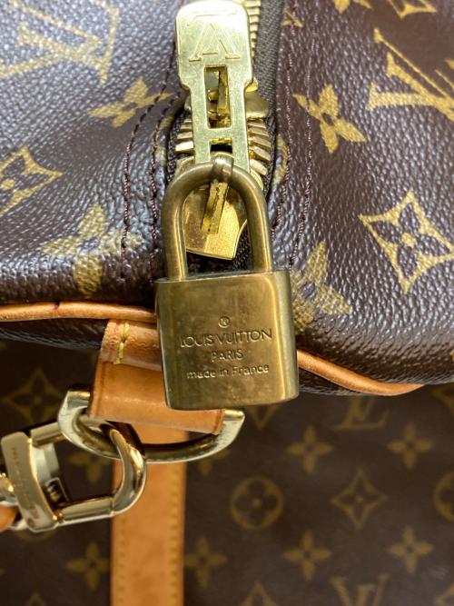 LOUIS VUITTON（ルイ ヴィトン）LOUIS VUITTON (ルイ ヴィトン) キーポル・バンドリエール 60/ボストンバッグ ブラウンの古着・服飾アイテム