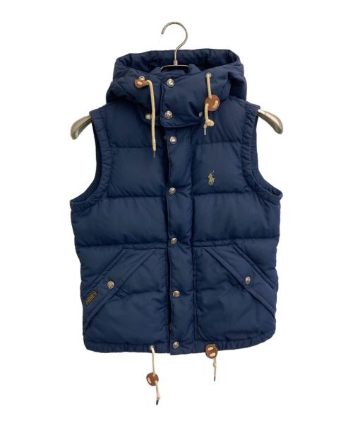 POLO RALPH LAUREN（ポロ・ラルフローレン）POLO RALPH LAUREN (ポロ・ラルフローレン) ダウンベスト ネイビー サイズ:SIZE XSの古着・服飾アイテム