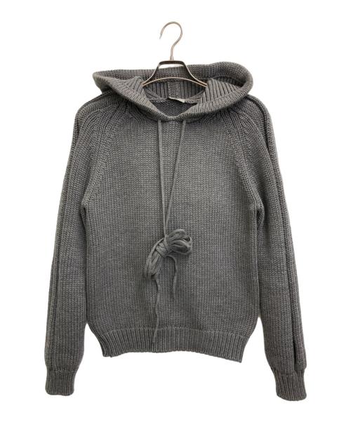 DIOR HOMME（ディオール オム）DIOR HOMME (ディオール オム) クリス期 コードニットパーカー グレー サイズ:Sの古着・服飾アイテム