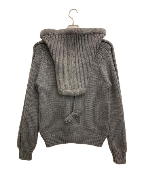 DIOR HOMME（ディオール オム）DIOR HOMME (ディオール オム) クリス期 コードニットパーカー グレー サイズ:Sの古着・服飾アイテム