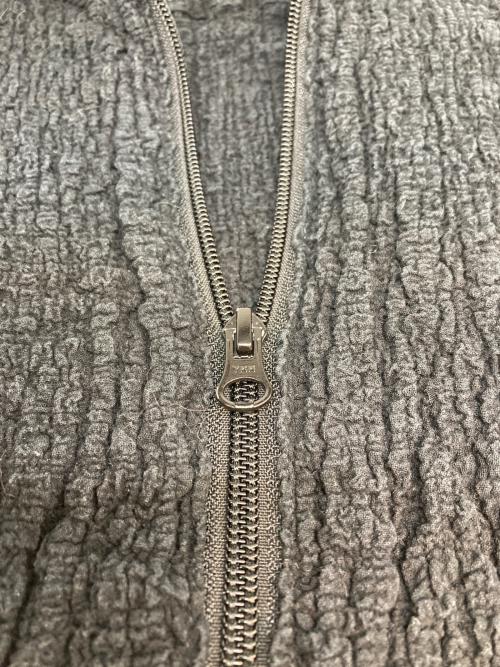 me ISSEY MIYAKE（ミーイッセイ ミヤケ）me ISSEY MIYAKE (ミーイッセイ ミヤケ) ワッシャー加工ジップジャケット ブラック サイズ:SIZE Freeの古着・服飾アイテム