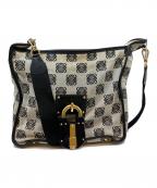 LOEWEロエベ）の古着「アナグラムショルダーバッグ」｜ブラック×ライトグレー