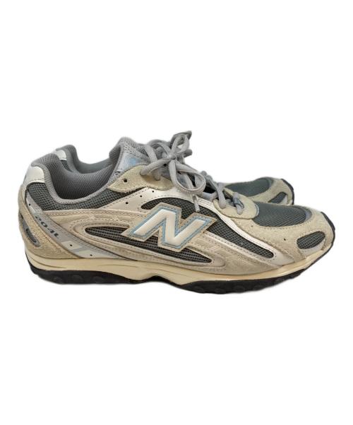 NEW BALANCE（ニューバランス）NEW BALANCE (ニューバランス) ローカットスニーカー グレー×ベージュ サイズ:SIZE 25cmの古着・服飾アイテム
