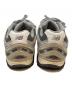 中古・古着 NEW BALANCE (ニューバランス) ローカットスニーカー グレー×ベージュ サイズ:SIZE 25cm：10000円