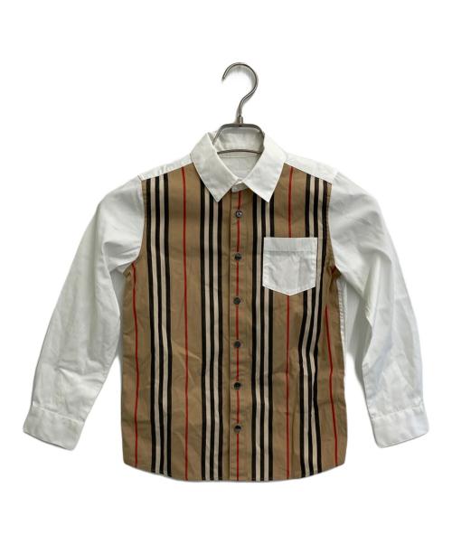 BURBERRY（バーバリー）BURBERRY (バーバリー) シャツ ボーイ ベージュ サイズ:128cmの古着・服飾アイテム