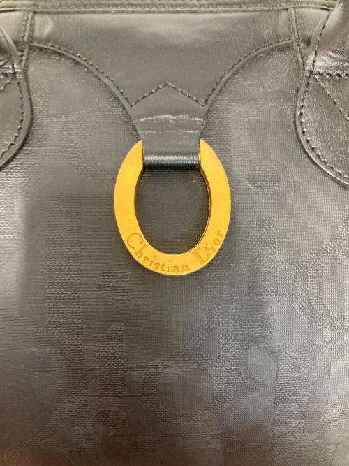 Christian Dior（クリスチャン ディオール）Christian Dior (クリスチャン ディオール) トロッター ミニボストンバッグ ブラックの古着・服飾アイテム