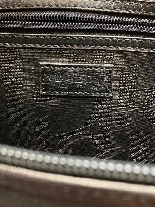 Christian Dior（クリスチャン ディオール）Christian Dior (クリスチャン ディオール) トロッター ミニボストンバッグ ブラックの古着・服飾アイテム