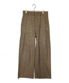 YUKI HASHIMOTO（ユウキハシモト）の古着「TWISTED TROUSERS」｜ブラウン