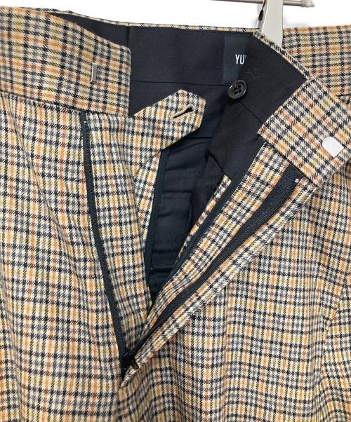 YUKI HASHIMOTO（ユウキハシモト）YUKI HASHIMOTO (ユウキハシモト) TWISTED TROUSERS ブラウン サイズ:46の古着・服飾アイテム