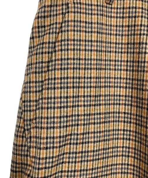 YUKI HASHIMOTO（ユウキハシモト）YUKI HASHIMOTO (ユウキハシモト) TWISTED TROUSERS ブラウン サイズ:46の古着・服飾アイテム