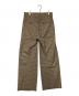 YUKI HASHIMOTO (ユウキハシモト) TWISTED TROUSERS ブラウン サイズ:46：15000円