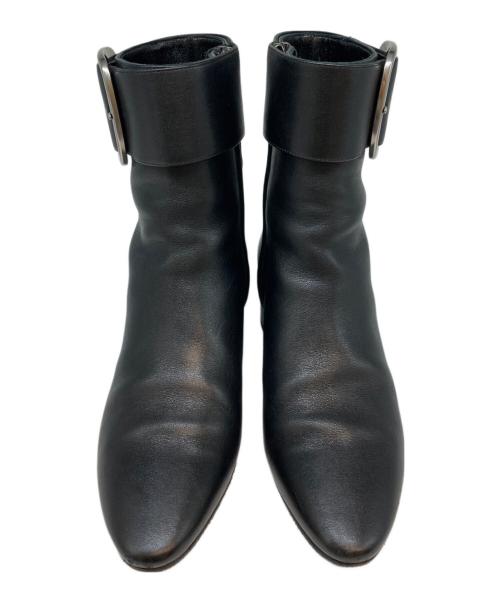 Saint Laurent Paris（サンローランパリ）Saint Laurent Paris (サンローランパリ) Leather Joplin Buckle Ankle Boots レザー ジョプリン バックル アンクルブーツ ブラック サイズ:SIZE 36の古着・服飾アイテム