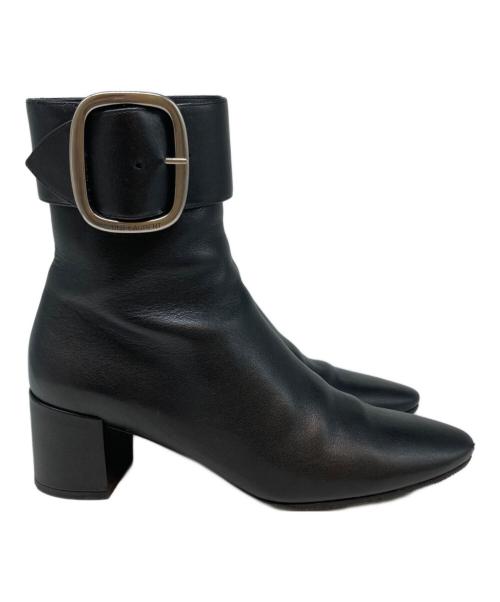 Saint Laurent Paris（サンローランパリ）Saint Laurent Paris (サンローランパリ) Leather Joplin Buckle Ankle Boots レザー ジョプリン バックル アンクルブーツ ブラック サイズ:SIZE 36の古着・服飾アイテム