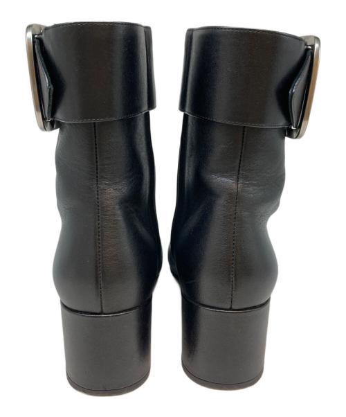 Saint Laurent Paris（サンローランパリ）Saint Laurent Paris (サンローランパリ) Leather Joplin Buckle Ankle Boots レザー ジョプリン バックル アンクルブーツ ブラック サイズ:SIZE 36の古着・服飾アイテム