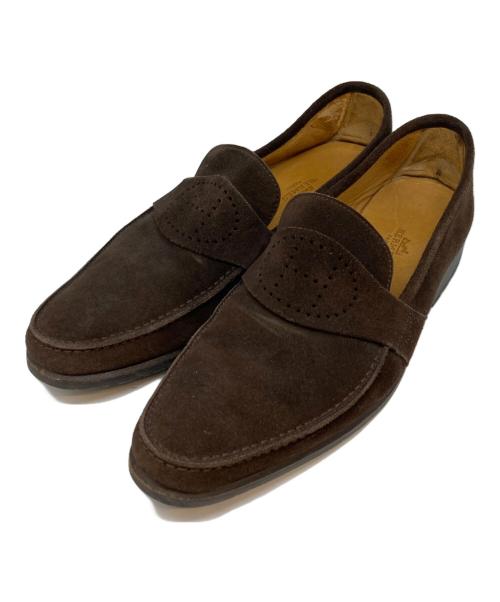 HERMES（エルメス）HERMES (エルメス) エヴリンローファー ブラウン サイズ:SIZE 40の古着・服飾アイテム