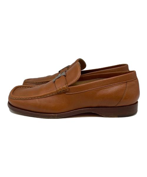 HERMES（エルメス）HERMES (エルメス) コンスタンス レザーローファー ブラウン サイズ:SIZE 40の古着・服飾アイテム