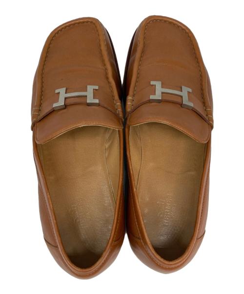 HERMES（エルメス）HERMES (エルメス) コンスタンス レザーローファー ブラウン サイズ:SIZE 40の古着・服飾アイテム