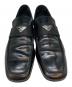 PRADA (プラダ) スクエアトゥローファー ブラック サイズ:SIZE 6：45000円