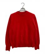 YOKEヨーク）の古着「BRUSHED CASHMERE SWEATER カシミヤニット」｜レッド