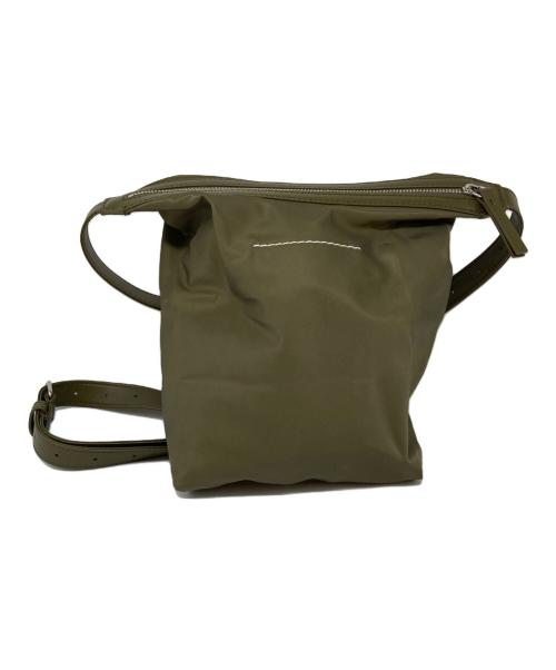 MM6 Maison Margiela（エムエムシックスメゾンマルジェラ）MM6 Maison Margiela (エムエムシックスメゾンマルジェラ) Numeric ニューメリック ナイロンショルダーバッグ グリーンの古着・服飾アイテム