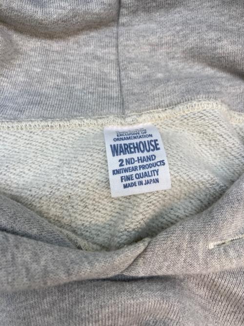WAREHOUSE（ウエアハウス）WAREHOUSE (ウエアハウス) TORREY PINES プルオーバーパーカー グレー サイズ:SIZE Sの古着・服飾アイテム